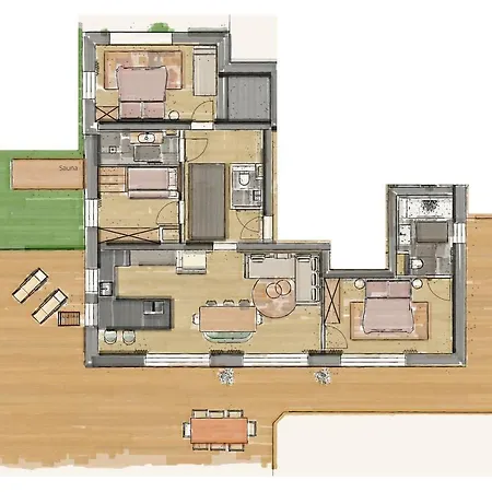 Daire Bergleben - Haus Panorama Maria Alm am Steinernen Meer